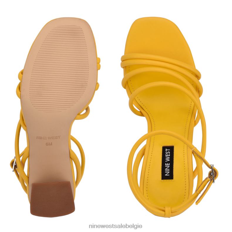 Nine West L48XT2253 geel Ja, sandalen met hak