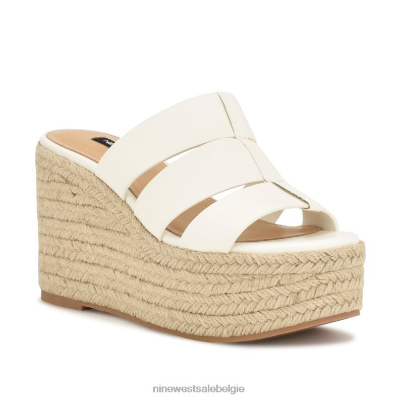 Nine West L48XT670 wit Keran espadrille-slipsandalen