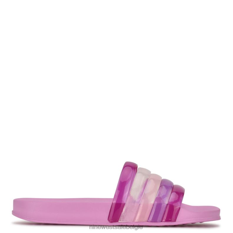 Nine West L48XT715 roze/helder Serenity-slipsandalen