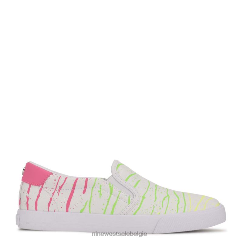 Nine West L48XT1044 neonverfspatten Lala slip-on sneakers