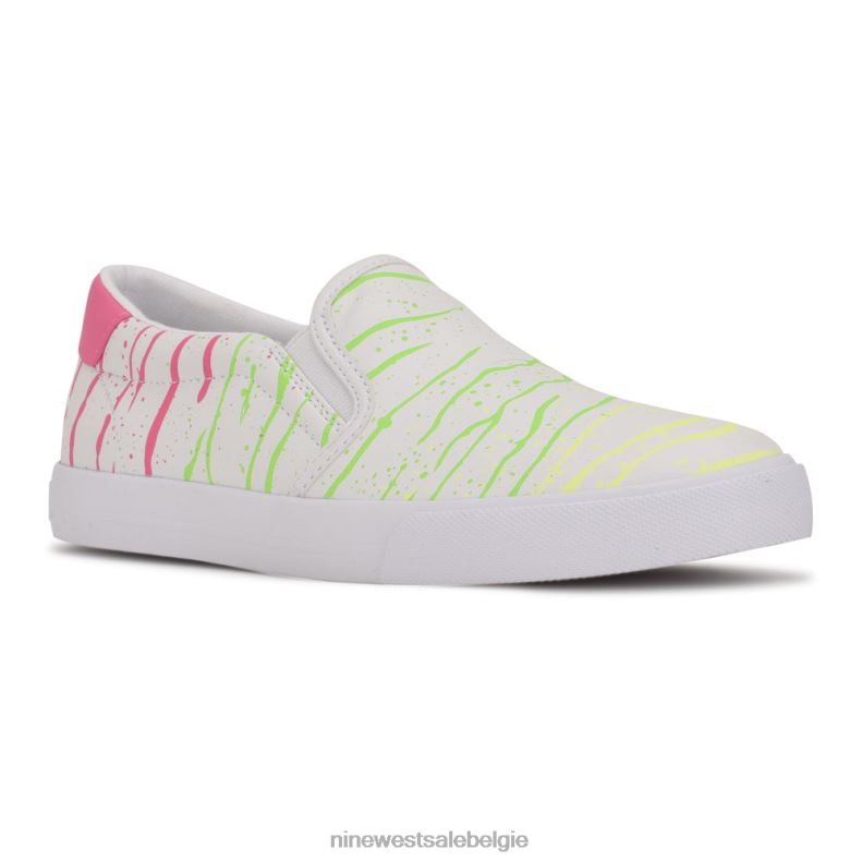 Nine West L48XT1044 neonverfspatten Lala slip-on sneakers