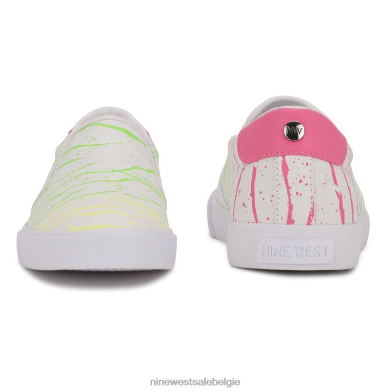 Nine West L48XT1044 neonverfspatten Lala slip-on sneakers