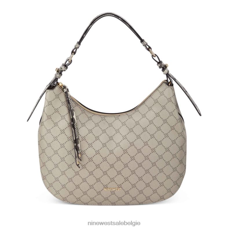 Nine West L48XT2191 beige logo-multi irina hobo