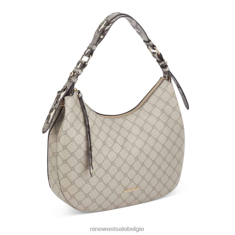 Nine West L48XT2191 beige logo-multi irina hobo