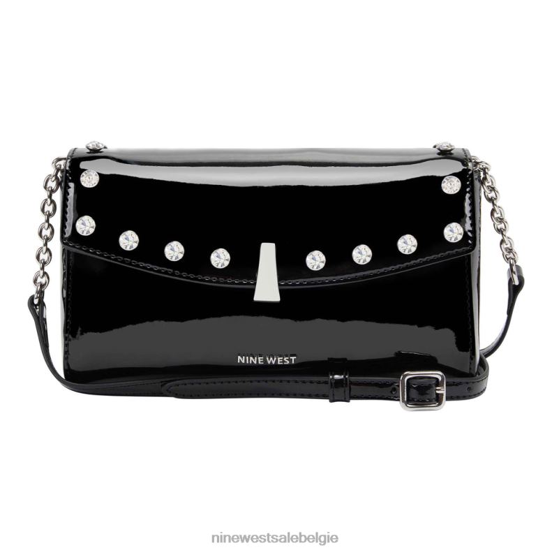 Nine West L48XT2836 zwart Arden crossbody clutch