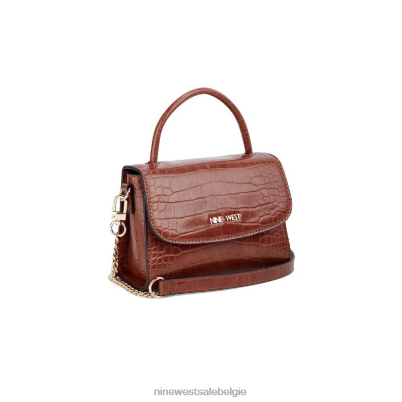 Nine West L48XT2606 karamel kroko Skylar mini-crossbodyflap