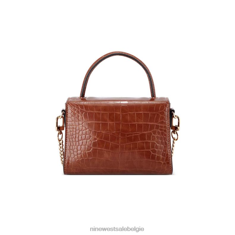 Nine West L48XT2606 karamel kroko Skylar mini-crossbodyflap