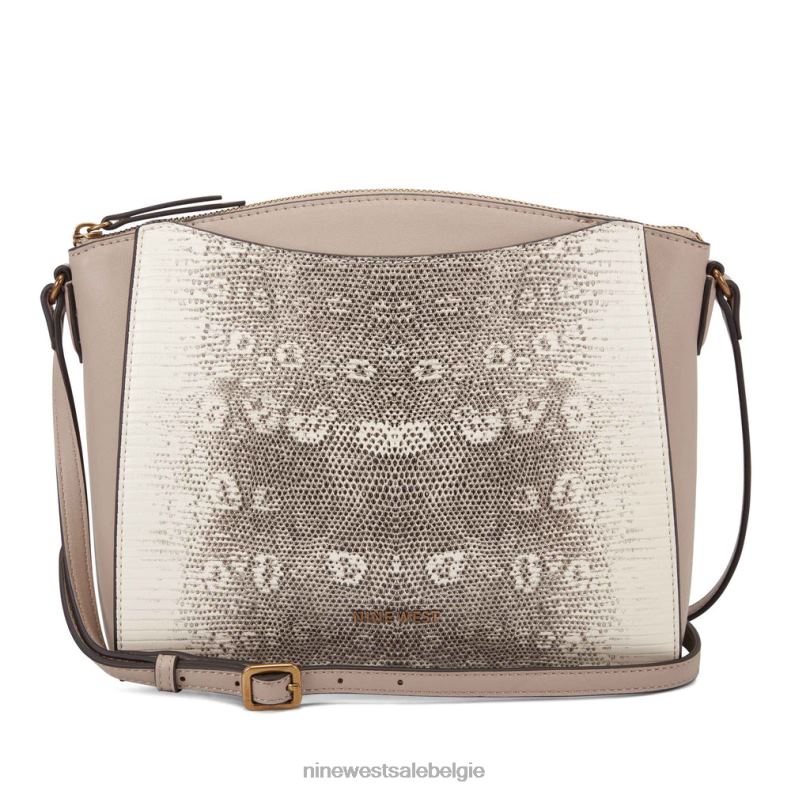 Nine West L48XT2621 natuurlijke multi Paisley-crossbody