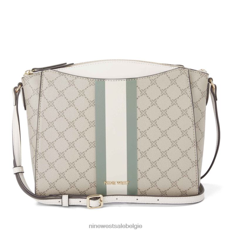 Nine West L48XT2630 beige logo/aloë Paisley-crossbody