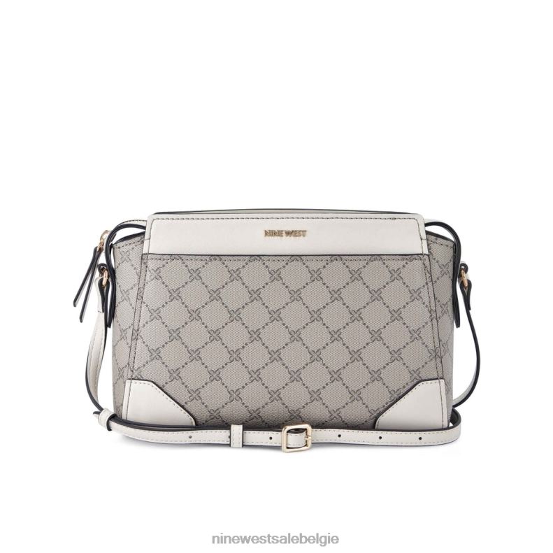 Nine West L48XT2647 beige logo/melk Brooklyn jetset crossbody