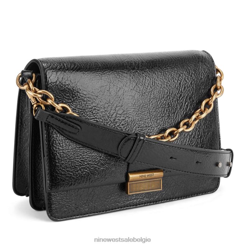 Nine West L48XT2651 zwart Kathy crossbody-flap