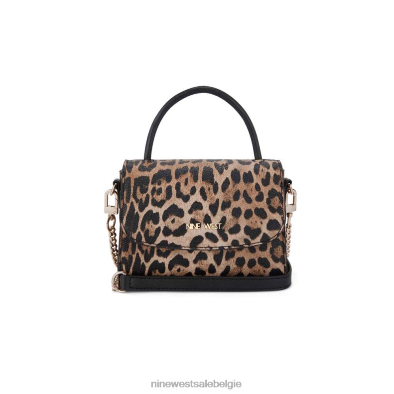 Nine West L48XT2656 luipaard Skylar mini-crossbodyflap