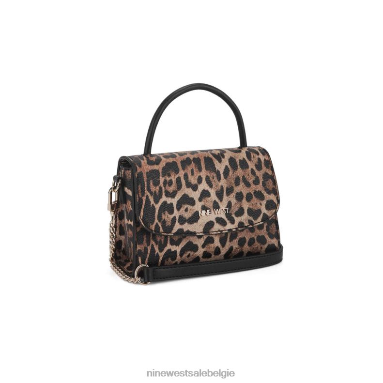 Nine West L48XT2656 luipaard Skylar mini-crossbodyflap