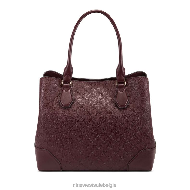 Nine West L48XT2734 Merlot-logo Brooklyn jetset draagtas