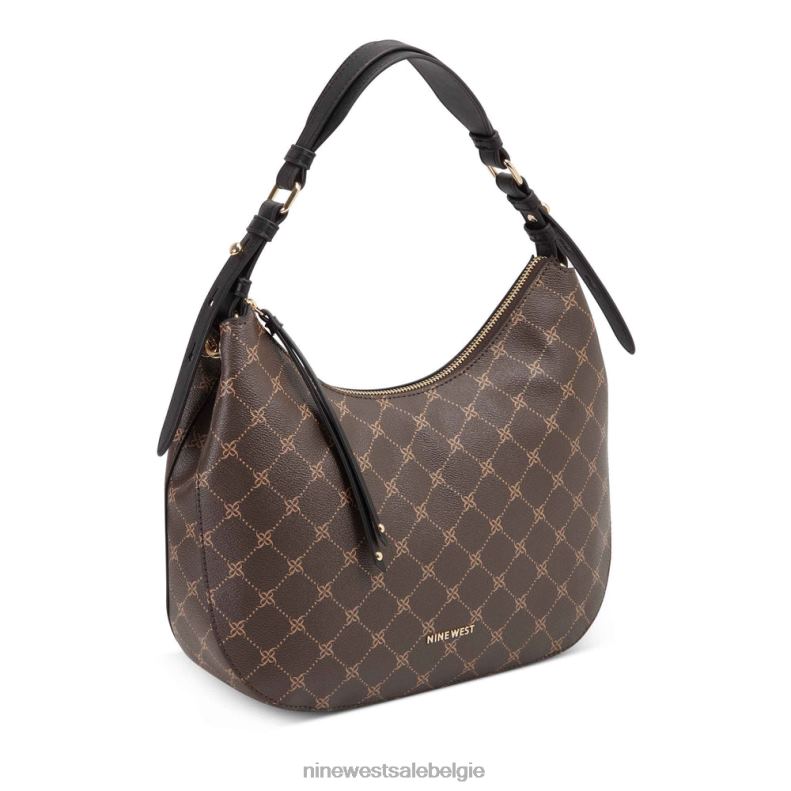 Nine West L48XT2820 bruin zwart irina hobo