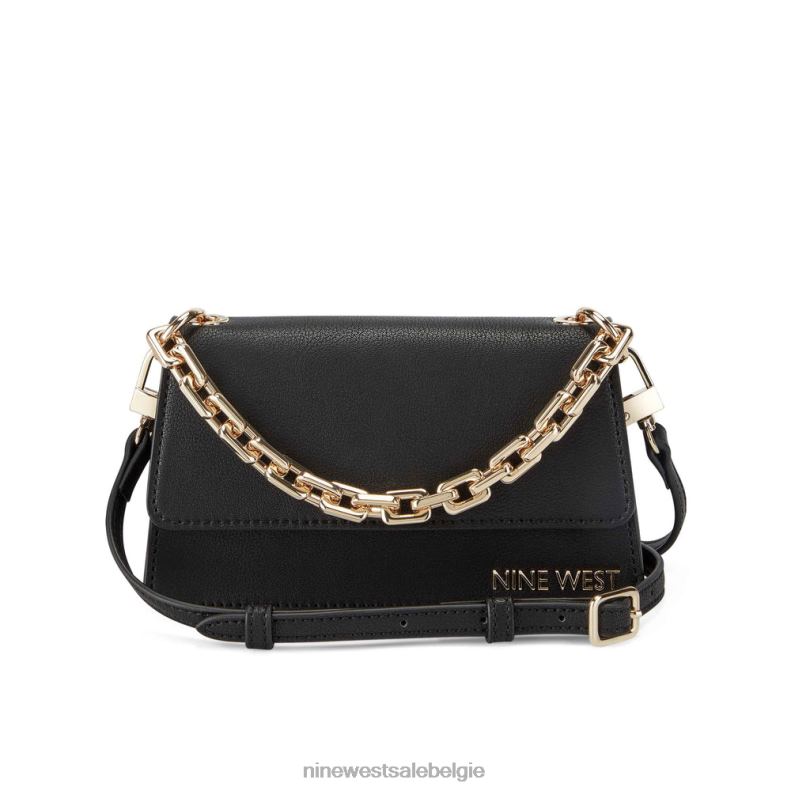 Nine West L48XT2413 zwart anais mini-crossbodyflap