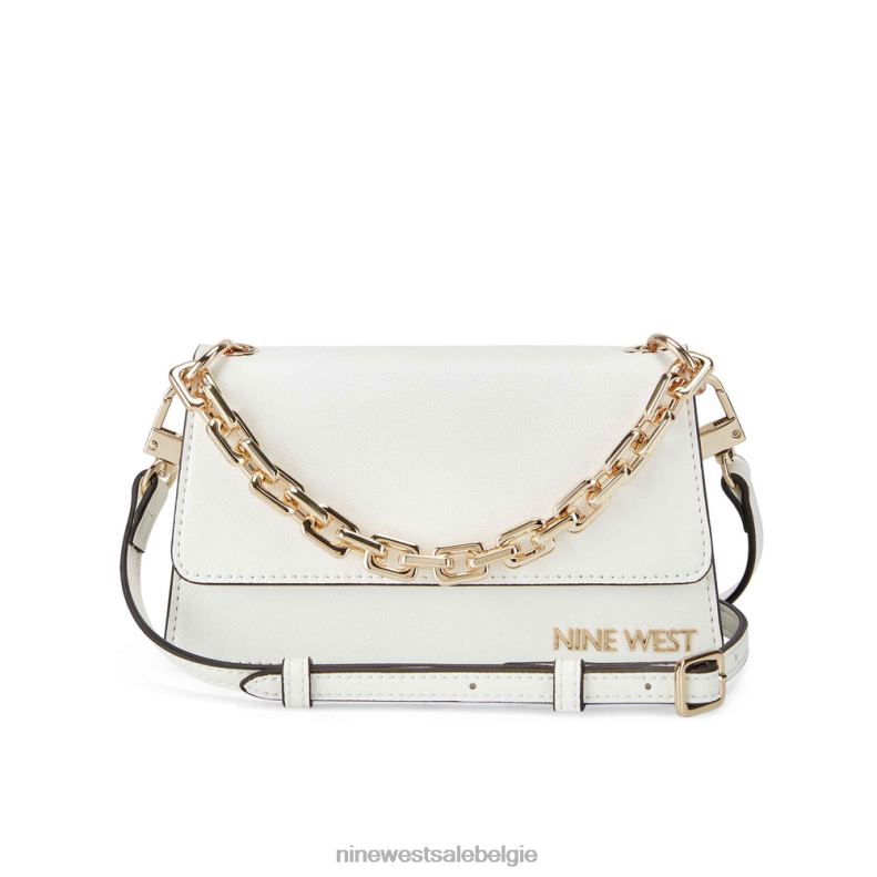 Nine West L48XT2416 optisch wit anais mini-crossbodyflap