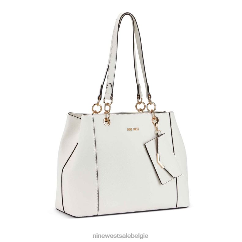 Nine West L48XT2428 optisch wit Basil jetset shopper