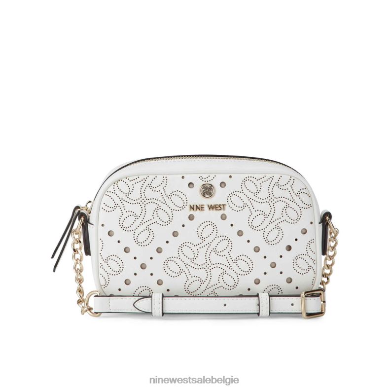 Nine West L48XT2458 optisch wit Delaine crossbody minicamera