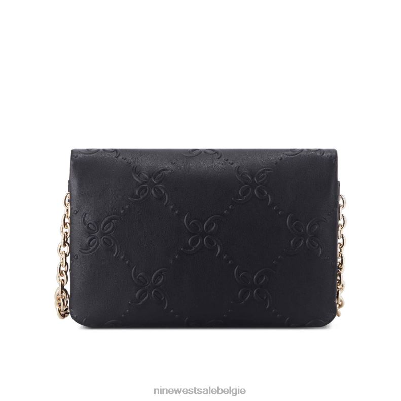 Nine West L48XT2459 zwart dixie mini-crossbodyflap