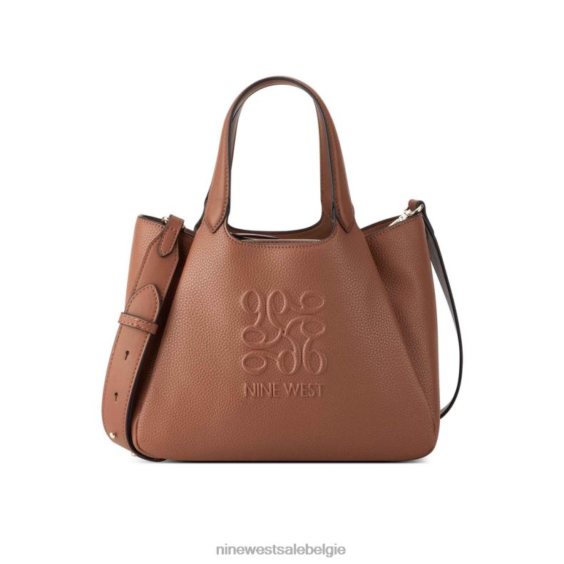 Nine West L48XT2471 zadel bruin Emmaline kleine shopper