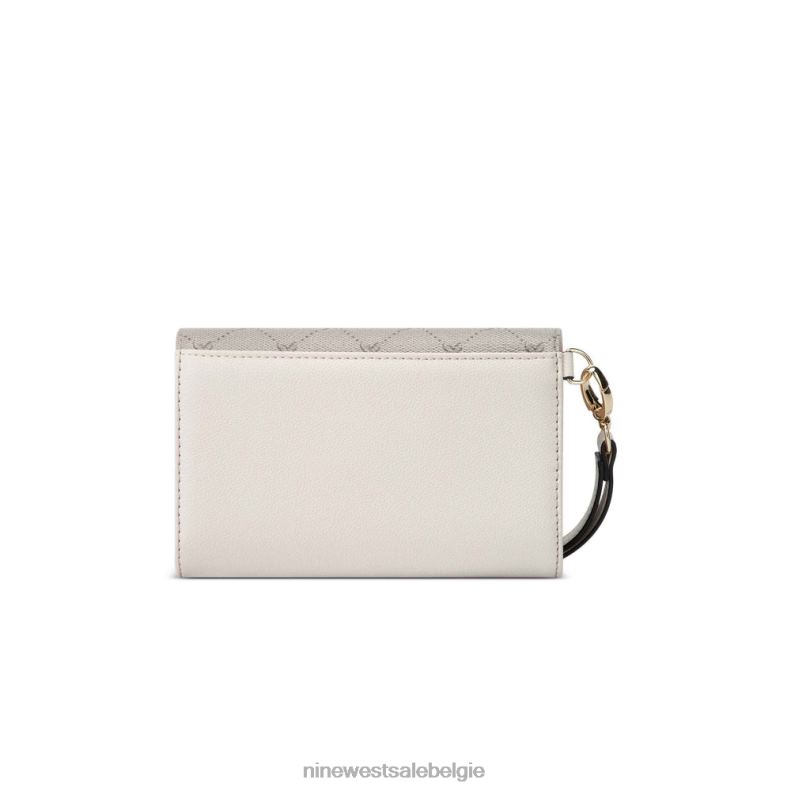 Nine West L48XT2502 hazelaar-logo/melk Laney telefoon crossbody