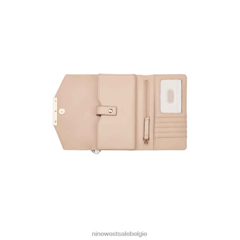 Nine West L48XT2502 hazelaar-logo/melk Laney telefoon crossbody