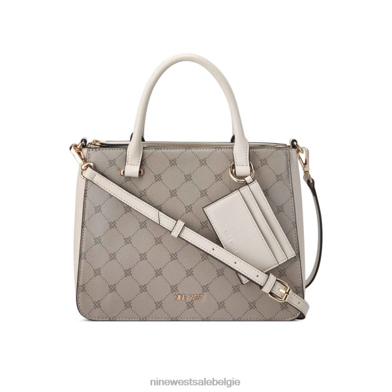 Nine West L48XT2522 hazelaar-logo/melk lucianne jetset schooltas