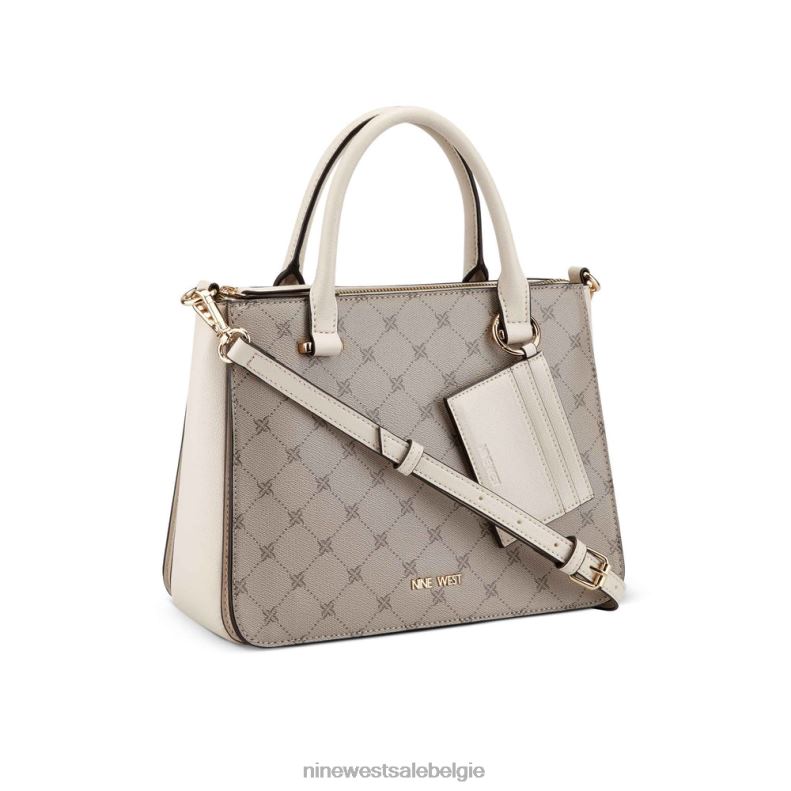 Nine West L48XT2522 hazelaar-logo/melk lucianne jetset schooltas